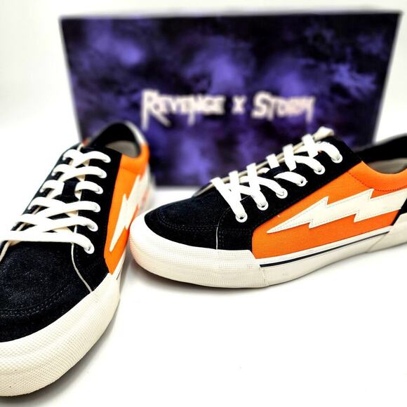 Revenge x Storm Size 11 Orange Black Vol. 2 Skater Shoes Mens - Picture 10 of 10